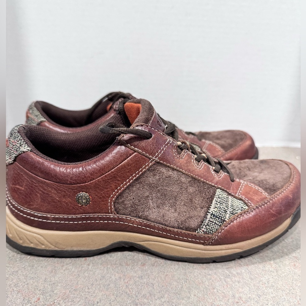 Taos Women’s Joyce Brown Patchwork Oxford 8 Suede Sneakers